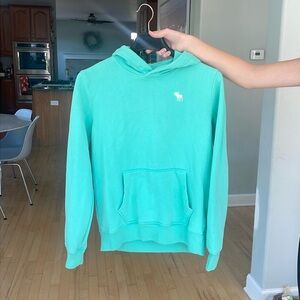 Like new Teal Abercrombie youth hoodie.